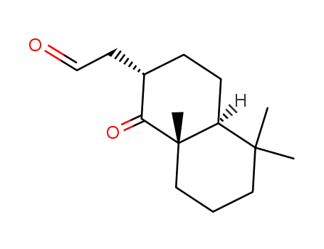 ((2S,4aS,8aS)-5,5,8a-Trimethyl-1-oxo-decahydro-naphthalen-2-yl)-acetaldehyde