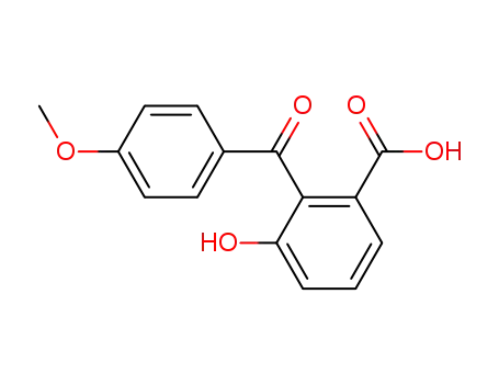 Molecular Structure of 860561-40-6 (3-hydroxy-2-(4-methoxy-benzoyl)-benzoic acid)