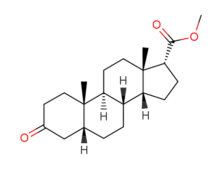 3-oxo-21-nor-5β.14β.17β<i>H</i>-pregnanoic acid-(20)-methyl ester
