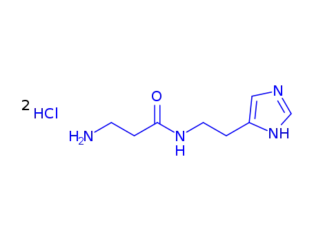 프로판 아미드, 3- 아미노 -N-2- (1H- 이미 다졸 -4- 일) 에틸-, 디 히드로 클로라이드