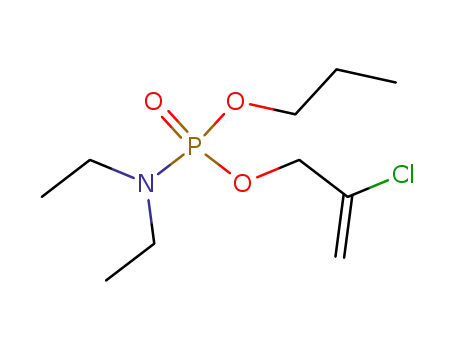 N,N-Diethylphosphoramidic acid 2-chloroallyl propyl ester