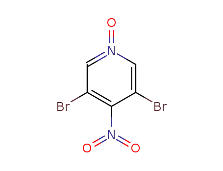 Molecular Structure of 62516-09-0 (3,5-DIBROMO-4-NITROPYRIDINE-N-OXIDE)