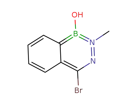 Molecular Structure of 56705-05-6 (4-BROMO-2-METHYL-2,3,1-BENZODIAZABORININ-1(2H)-OL)