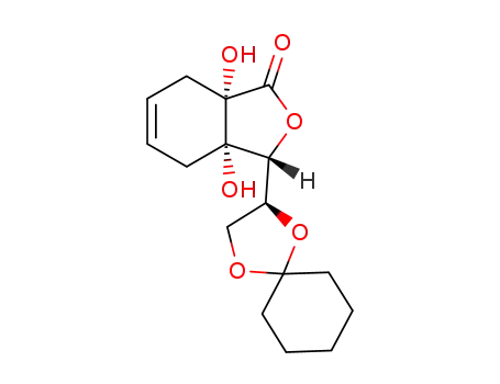 (3R,3aS,7aS)-3-(S)-1,4-Dioxa-spiro[4.5]dec-2-yl-3a,7a-dihydroxy-3a,4,7,7a-tetrahydro-3H-isobenzofuran-1-one