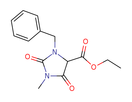 4-Imidazolidinecarboxylicacid, 1-methyl-2,5-dioxo-3-(phenylmethyl)-, ethyl ester cas  56598-94-8