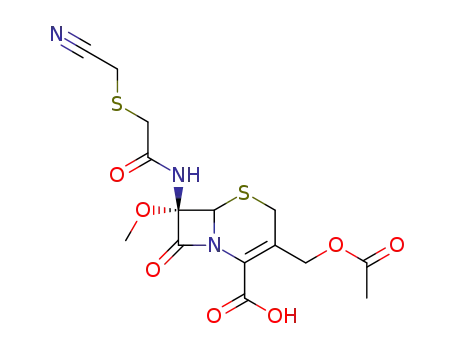 7-[[[(시아노메틸)티오]아세틸]aMino]-7-메톡시 세팔로스포란산