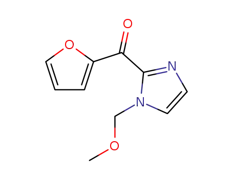 Molecular Structure of 62458-00-8 (furan-2-yl[1-(methoxymethyl)-1H-imidazol-2-yl]methanone)