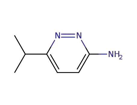 Molecular Structure of 570416-37-4 (3-PYRIDAZINAMINE, 6-(1-METHYLETHYL)-)