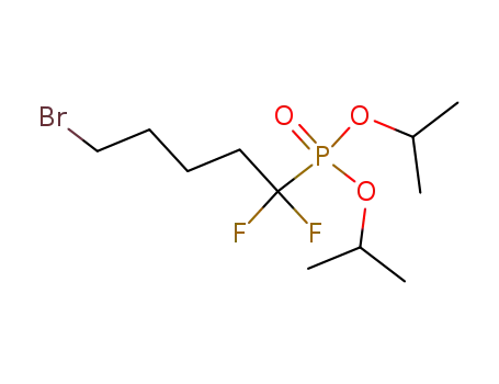 diisopropyl 1,1-difluoro-5-bromopentane-1-phosphonate