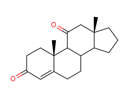 Molecular Structure of 570-29-6 (Androst-4-ene-3,11-dione)