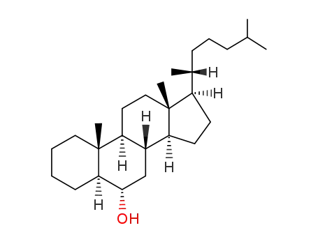 Molecular Structure of 19043-45-9 (6α-hydroxy-5α-cholestane)