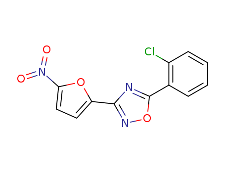 1,2,4-Oxadiazole,5-(2-chlorophenyl)-3-(5-nitro-2-furanyl)-