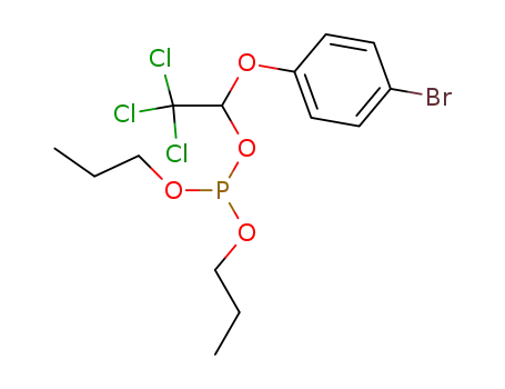 Phosphorous acid 1-(4-bromo-phenoxy)-2,2,2-trichloro-ethyl ester dipropyl ester