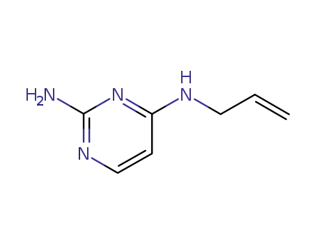 Molecular Structure of 6254-30-4 (Pyrimidine, 4-(allylamino)-2-amino- (7CI,8CI))
