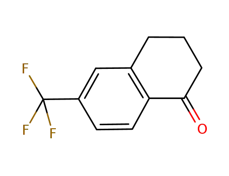 Molecular Structure of 62620-71-7 (6-(Trifluoromethyl)-2,3,4-trihydronaphthalen-1-one)