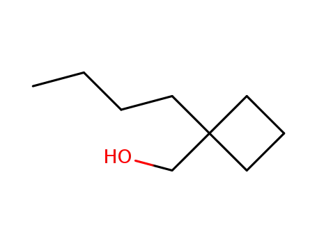 Molecular Structure of 63295-65-8 (Cyclobutanemethanol, 1-butyl-)