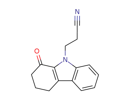 Molecular Structure of 56903-43-6 (3-(1-OXO-1,2,3,4-TETRAHYDRO-9H-CARBAZOL-9-YL)PROPANENITRILE)