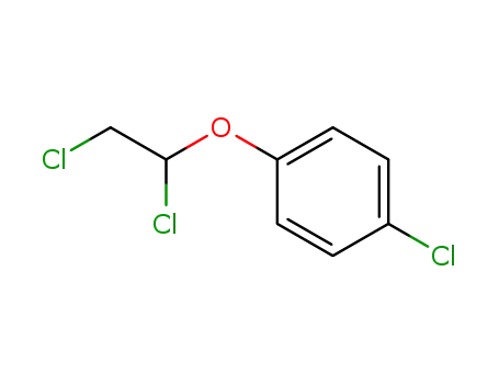 Molecular Structure of 3769-34-4 ((4-Chlor-phenyl)-(1,2-dichlor-aethyl)-aether)