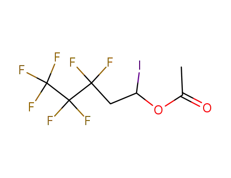 Molecular Structure of 1422-64-6 (1-Pentanol, 3,3,4,4,5,5,5-heptafluoro-1-iodo-, acetate)