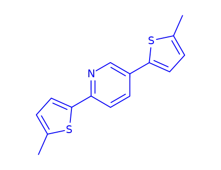 Molecular Structure of 624744-81-6 (2,5-di(5-methylthiophen-2-yl)pyridine)
