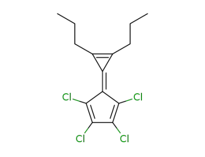 1,2,3,4-テトラクロロ-5-(2,3-ジプロピル-2-シクロプロペン-1-イリデン)-1,3-シクロペンタジエン