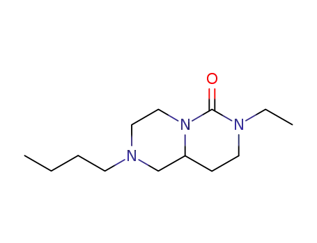 Molecular Structure of 56926-00-2 (2-butyl-7-ethyloctahydro-6H-pyrazino[1,2-c]pyrimidin-6-one)