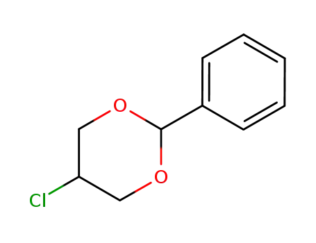 Molecular Structure of 5695-79-4 (1,3-Dioxane,5-chloro-2-phenyl-(9CI))