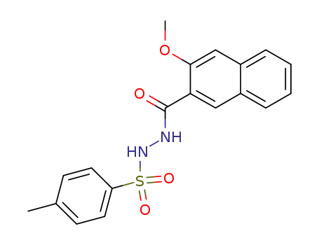 <i>N</i>-(3-methoxy-[2]naphthoyl)-<i>N'</i>-(toluene-4-sulfonyl)-hydrazine