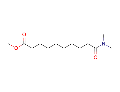 Molecular Structure of 38312-53-7 (Decanoic acid, 10-(dimethylamino)-10-oxo-, methyl ester)