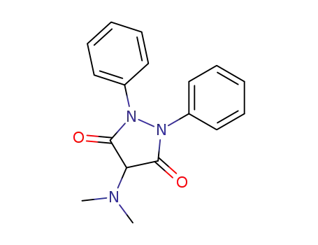Molecular Structure of 57488-07-0 (4-(Dimethylamino)-1,2-diphenyl-3,5-pyrazolidinedione)