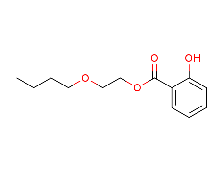 Benzoic acid,2-hydroxy-, 2-butoxyethyl ester cas  575-83-7
