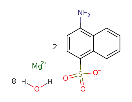 hexa-aquamagnesium(II) 4-aminonaphthalene-1-sulfonate dihydrate