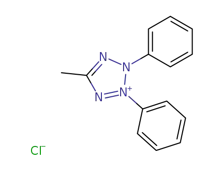 Molecular Structure of 6275-01-0 (2,3-DIPHENYL-5-METHYLTETRAZOLIUM CHLORIDE)