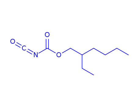 Molecular Structure of 62724-16-7 (2-ethylhexyl isocyanatocarbonate)