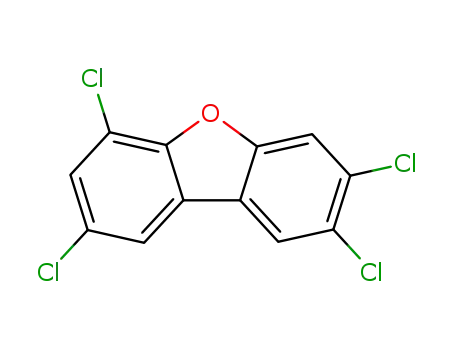 Molecular Structure of 57117-37-0 (2,3,6,8-TETRACHLORODIPHENYLENEOXIDE)