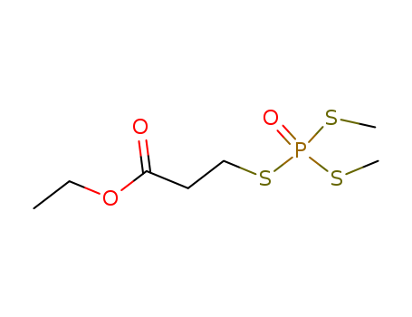 Propanoicacid, 3-[[bis(methylthio)phosphinyl]thio]-, ethyl ester