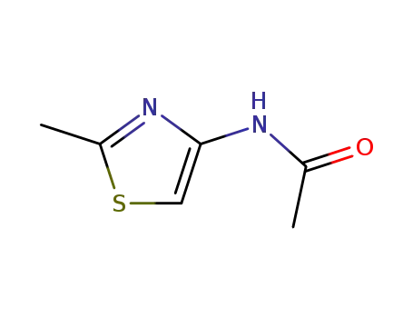 Molecular Structure of 57372-19-7 (N-(2-Methylthiazol-4-yl)acetaMide)