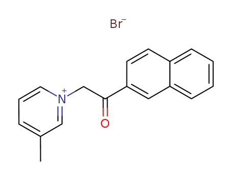 Pyridinium,3-methyl-1-[2-(2-naphthalenyl)-2-oxoethyl]-, bromide (1:1)