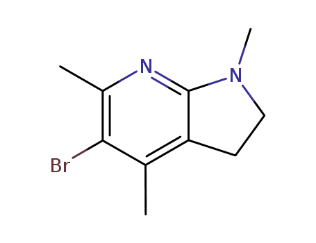 5-BROMO-1,4,6-TRIMETHYL-2,3-DIHYDRO-1H-PYRROLO[2,3-B]PYRIDINE