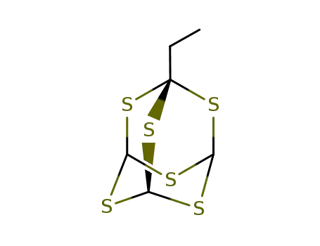 Molecular Structure of 57274-64-3 (1-Ethyl-2,4,6,8,9,10-hexathiaadamantane)