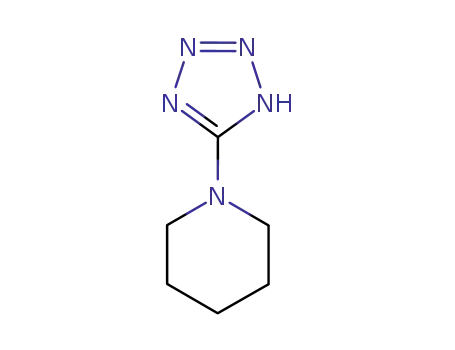 Molecular Structure of 6280-32-6 (1-(2H-1,2,3,4-TETRAAZOL-5-YL)PIPERIDINE)