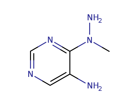 5-Pyrimidinamine,4-(1-methylhydrazinyl)- cas  6265-79-8
