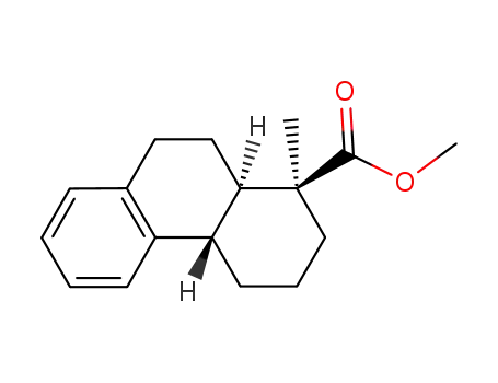 (+/-)-1<i>t</i>-methyl-(4a<i>rH</i>.10a<i>tH</i>)-1.2.3.4.4a.9.10.10a-octahydro-phenanthrene-carboxylic acid-(1<i>c</i>)-methyl ester
