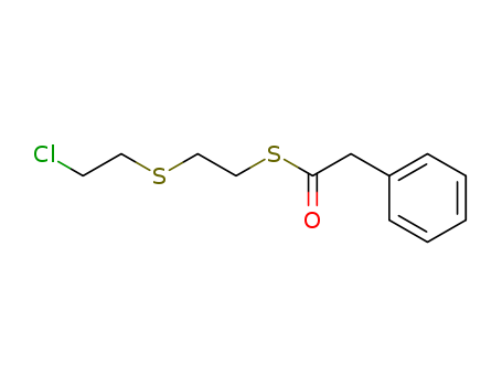 Benzeneethanethioicacid, S-[2-[(2-chloroethyl)thio]ethyl] ester cas  6276-38-6