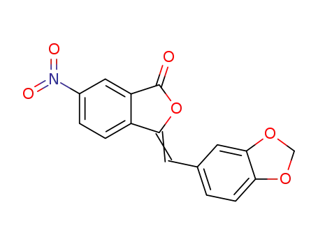 3-(1,3-benzodioxol-5-ylmethylene)-6-nitro-2-benzofuran-1(3H)-one