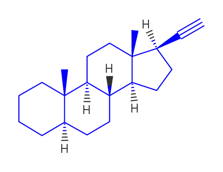 Molecular Structure of 88293-73-6 (5α-pregn-20-yne)