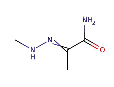 Molecular Structure of 112113-21-0 (Propanamide, 2-(methylhydrazono)-)