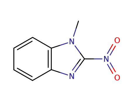 Molecular Structure of 5709-68-2 (1-N-Methyl-2-nitrobenzimidazole)