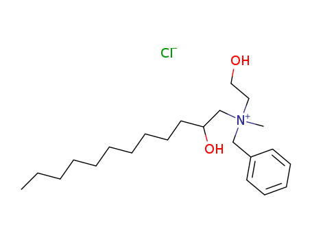 Molecular Structure of 19845-41-1 (Benzenemethanaminium,
N-(2-hydroxydodecyl)-N-(2-hydroxyethyl)-N-methyl-, chloride)