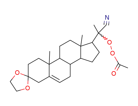 過酢酸20-シアノ-3,3-(エチレンビスオキシ)プレグナ-5-エン-20-イル